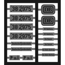 Weinert 91185 - Neusilberschilder für 38 2975