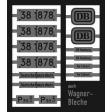 Weinert 91188 - Neusilberschilder für 38 1878