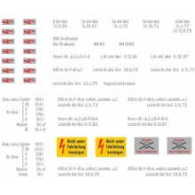 Weinert 91206 - Schiebebild-Beschriftung für BR 03.10 DR Reko