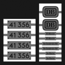 Weinert 91212 - Neusilberschilder für 41 356