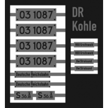 Weinert 91233 - Neusilberschilder für 03 1087