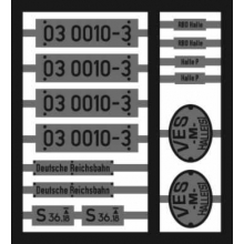 Weinert 91236 - Neusilberschilder für 03 0010-3