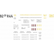 Weinert 91240 - Schiebebild-Beschriftung für Bay. R4/4