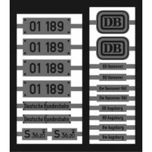 Weinert 91246 - Neusilberschilder für 01 189