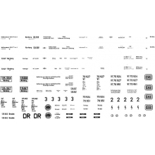 Weinert 9127 - Schiebebild-Beschriftung für VT 70