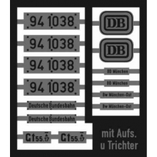 Weinert 91285 - Neusilberschilder für 94 1038