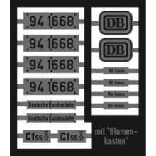 Weinert 91293 - Neusilberschilder für 94 1668