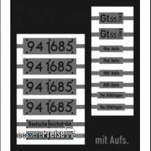 Weinert 91297 - Neusilberschilder für 94 1685