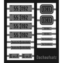 Weinert 91311 - Neusilberschilder für 55 3192