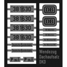 Weinert 91346 - Neusilberschilder für 38 1630