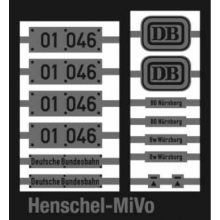 Weinert 91358 - Neusilberschilder für 01 046