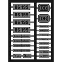 Weinert 9137 - Neusilberschilder für 86 199