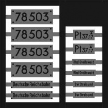 Weinert 91406 - Neusilberschilder für 78 503