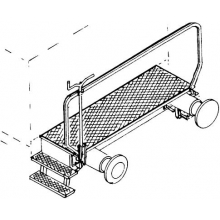 Weinert 9256 - Übergangssteg mit Aufstiegstritten und Bremskurbel