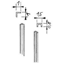 Weinert 9272 - U-Profile 100 mm × 1,5 mm × 0,8 mm