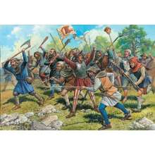 Zvezda 928059 - 1/72 Medieval peasants