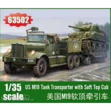 I LOVE KIT 63502 - M19 Tank Transporter with Soft Top Cab in 1:35