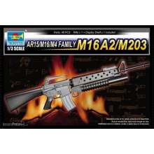 Trumpeter 01904 - 1:3 AR15/M16/M4 FAMILY-M16A2/M203