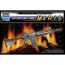 Trumpeter 01910 - 1:3 AR15/M16/M4 Family-M4 R.I.S.