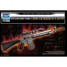 Trumpeter 01918 - 1:3 AR15/M16/M4 FAMILY-MK.12 Mod o/1 SPR