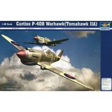 Trumpeter 02807 - 1:48 Curtiss P-40 B Warhawk