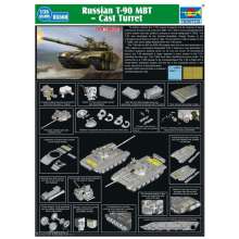 Trumpeter 05560 - 1:35 Russian T-90A MBT - Cast Turret