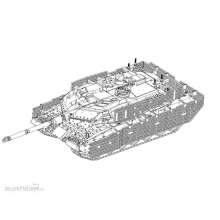 Trumpeter 07193 - 1:72 Leopard2A6M CAN MBT