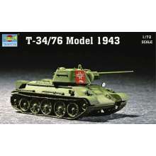 Trumpeter 07208 - 1:72 Soviet T-34/76 Model 1943