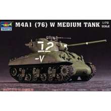 Trumpeter 07222 - 1:72 M4A1 (76) W Tank