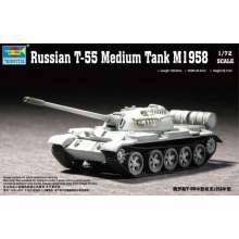 Trumpeter 07282 - 1:72 Russian T-55 Medium Tank M1958