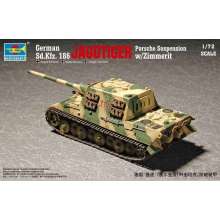 Trumpeter 07294 - 1:72 German Sd.Kfz 186 Jgdtiger wZimmerit Porsche gear