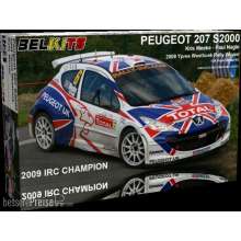 BELKITS BEL001 - PEUGEOT 207 S2000 Meeke Ypres WR 2009 in 1:24