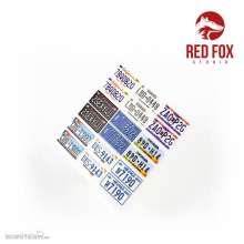 Red Fox Studio RFSQS-24011 - 1/24 USA License plates vol.01