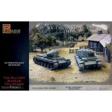 Pegasus 957666 - 1/72 KV-1 Late welded or castturret, 2 Bausätze