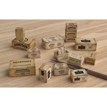 Matho Models 35130 - Wooden Crates: whiskey