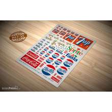 Matho Models 80022 - Soft Drink Logos C - vintage