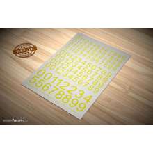 Matho Models 80027 - Decal Numbers - large, yellow