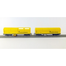 Lux 9632 - H0-Doppelpack Trix-Express: Gleisstaubsaugerwagen (Art. 8832) und Schienenpolierwagen (Art.9132) als Set