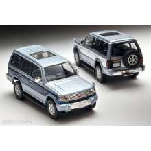 Tomytec 972124 - 1/64 Mitsubishi Pajero ExceedZ, Silber/Weiß