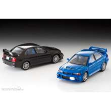 Tomytec 972322 - 1/64 Mitsubishi Lancer GSR EVOVI, schwarz