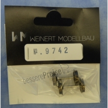 Weinert 9742 - 11 mm Ø RP 25-Scheibenradsatz mit 24,7 mm Spitzenweite