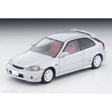 Tomytec 979480 - 1/64 Honda Civic Type R, Silber, 1999