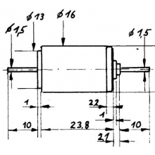 Weinert 9903 - Faulhaber-Motor 1624 gewuchtet