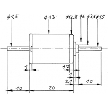 Weinert 9907 - Faulhaber-Motor M.12V 1319 gewuchte