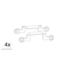 Igra Model 99110009 - TT - leitfähige Platten für drehgestell (4 St.)