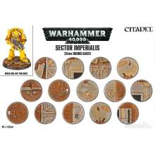 Games Workshop 99120199039 - SECTOR IMPERIALIS: 32MM ROUND BASES 66-91