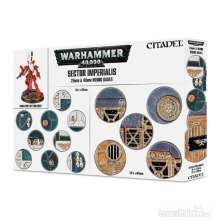 Games Workshop 99120199040 - SECTOR IMPERIALIS: 25 & 40MM ROUND BASES 66-92