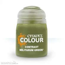 Games Workshop 9918996001506 - CONTRAST: MILITARUM GREEN (18ML) 29-24