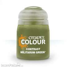 Games Workshop 9918996011006 - CONTRAST: MILITARUM GREEN (18ML) 29-24