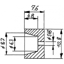 Weinert 99201 - Schwungscheibe 7,6/10,8